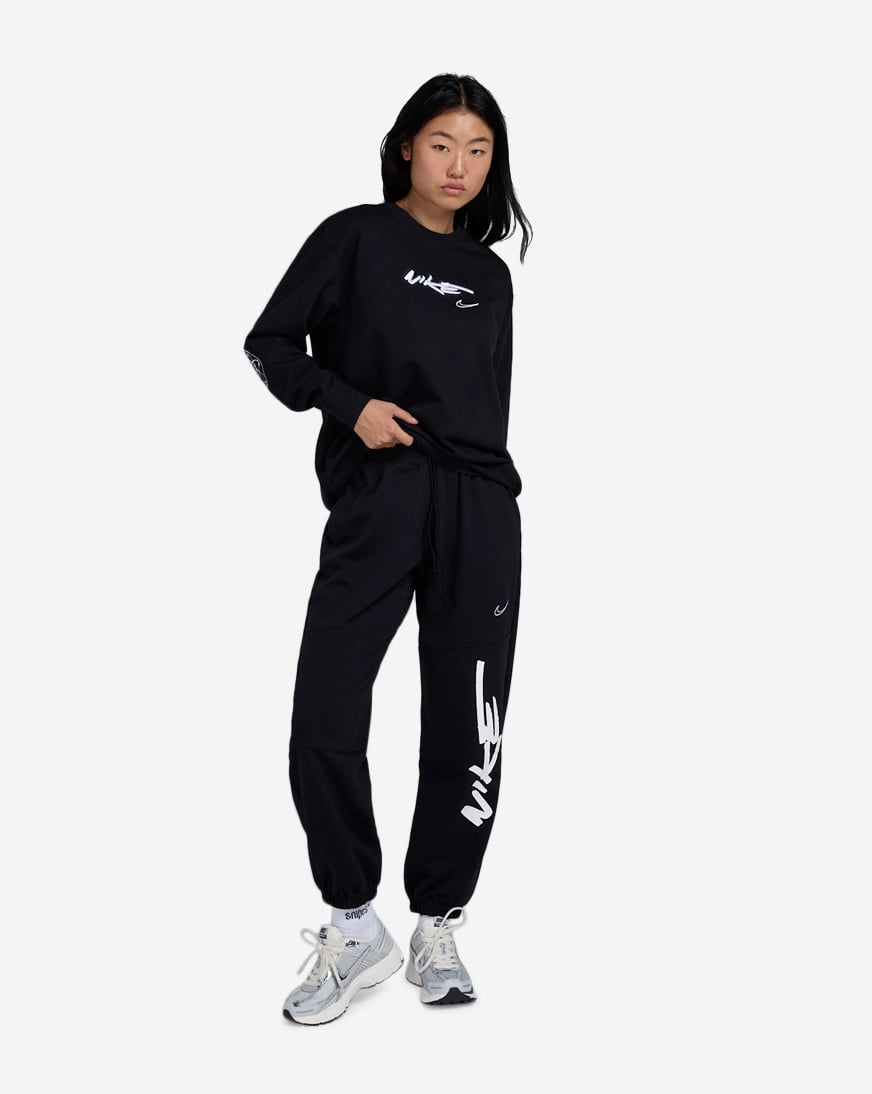 Shop Nike NSW Loose French Terry Top FZ0256-010 black
