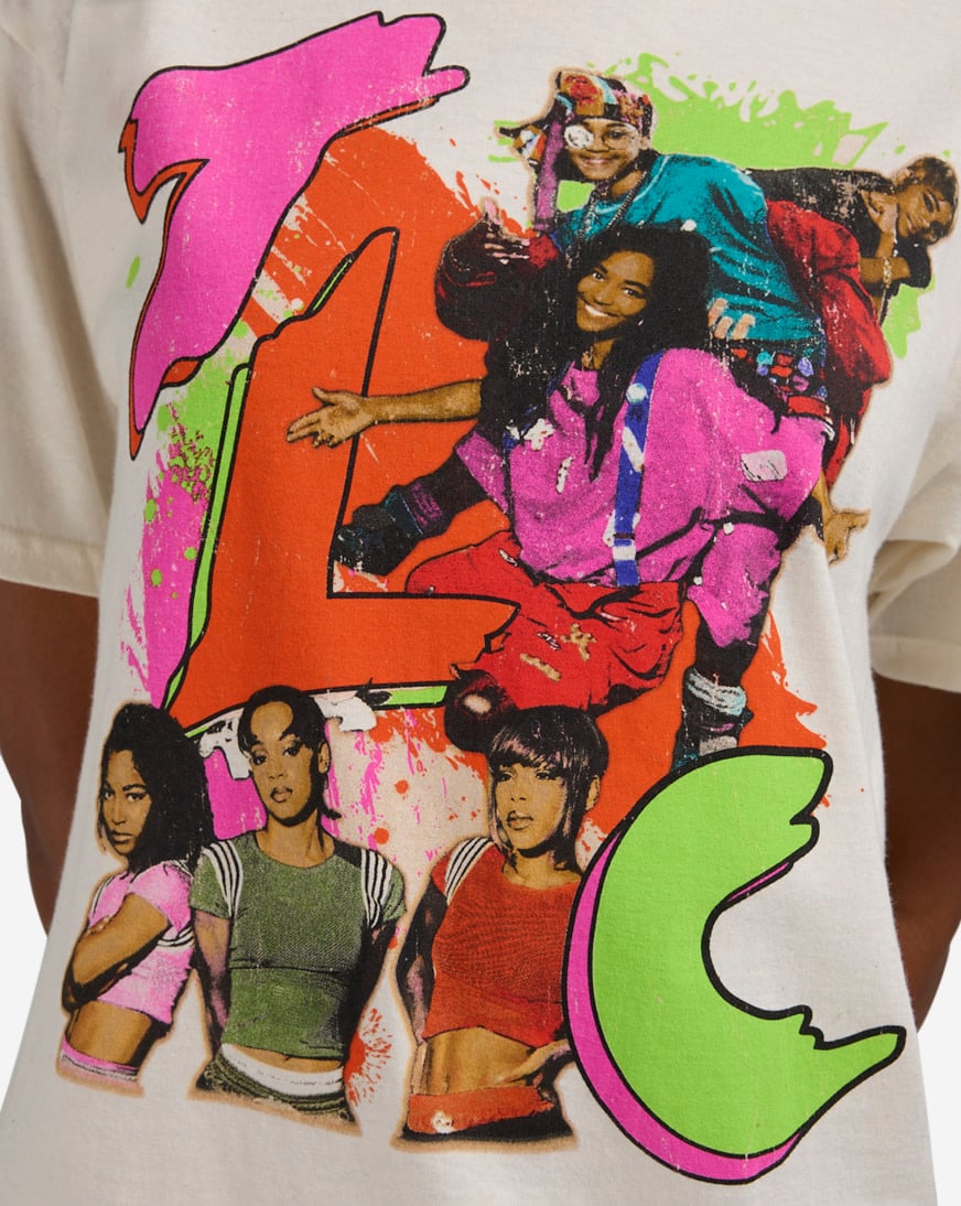 Shop Graphic Tees TLC Mashup Tee TLC146481 beige | SNIPES USA