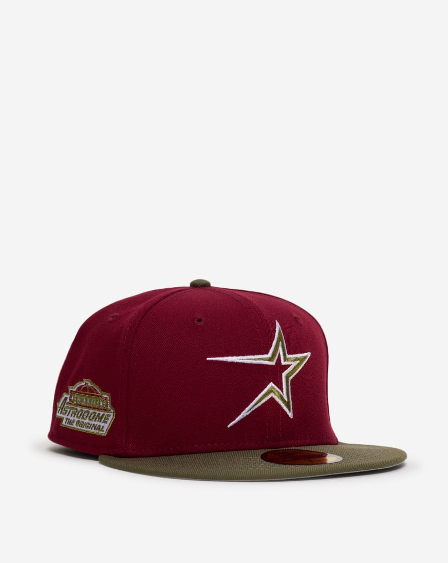 Shop New Era 59Fifty Houston Astros Fitted Hat 70993516 red