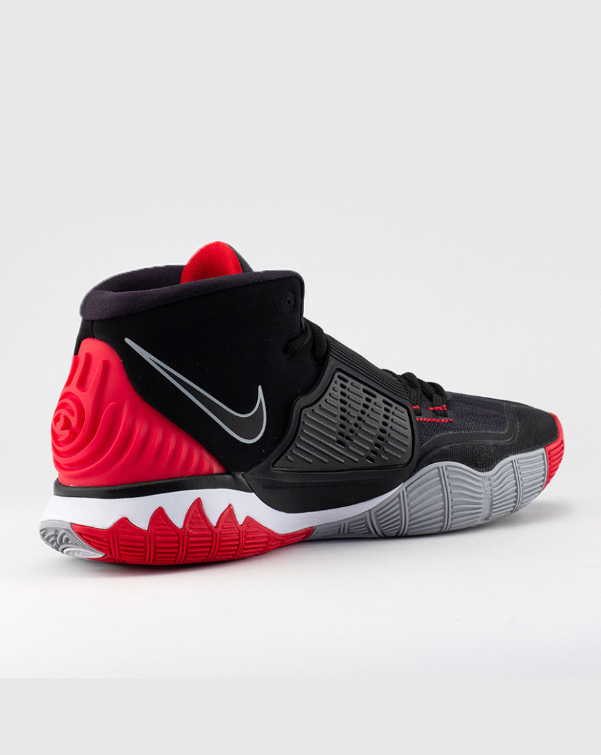 kyrie 6 black red