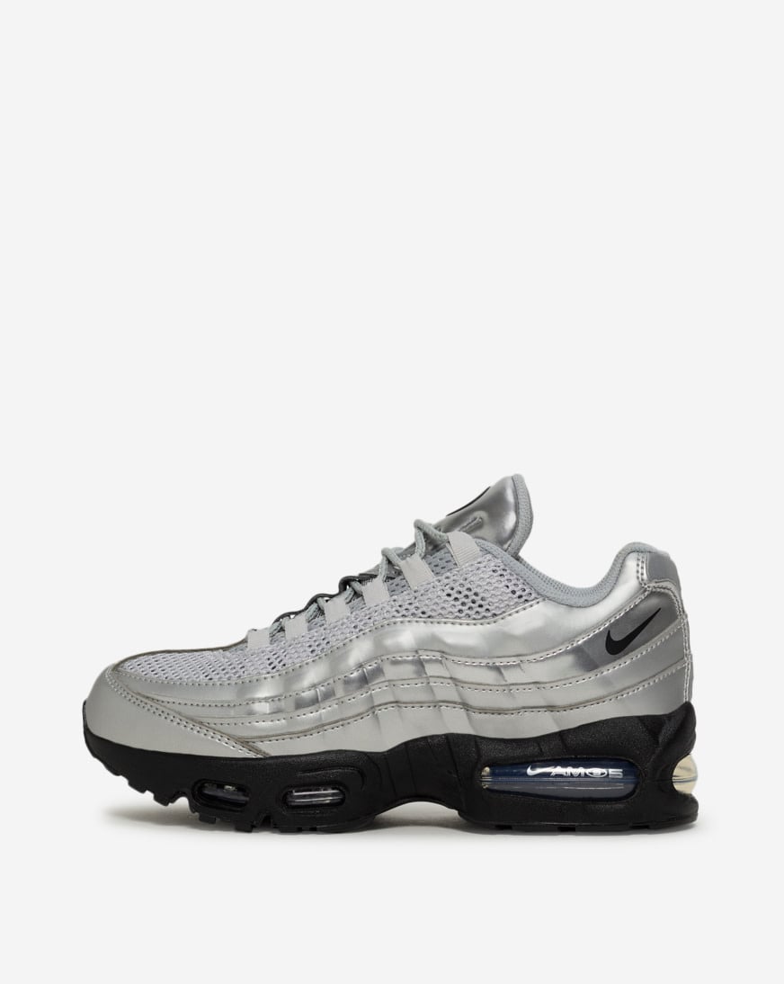 Shop Nike Big Kids' Air Max 95 SE LTR IO9859-003 silver | SNIPES USA