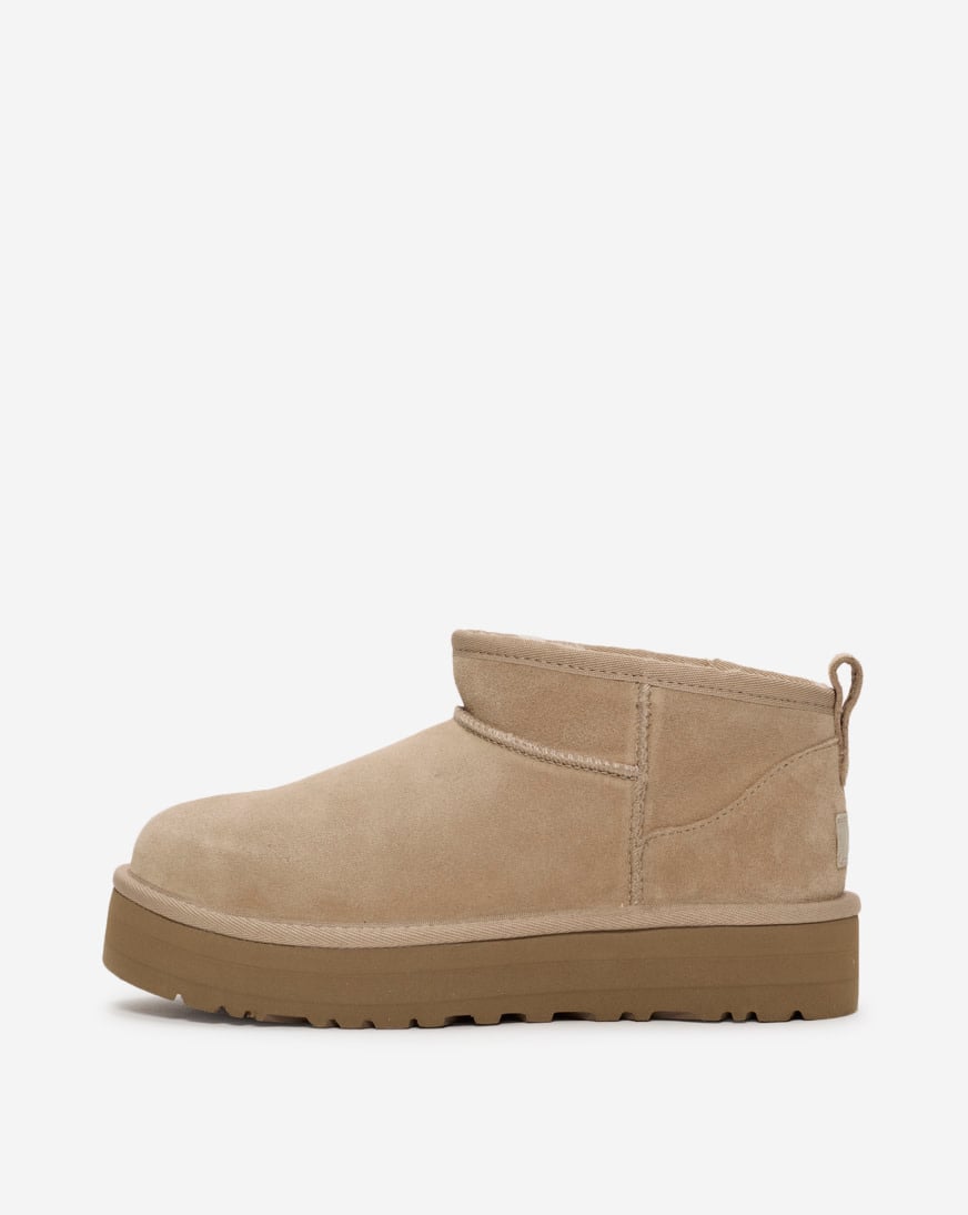 Shop UGG Big Kids' Classic Ultra Mini Platform Boots 1157791KSAN