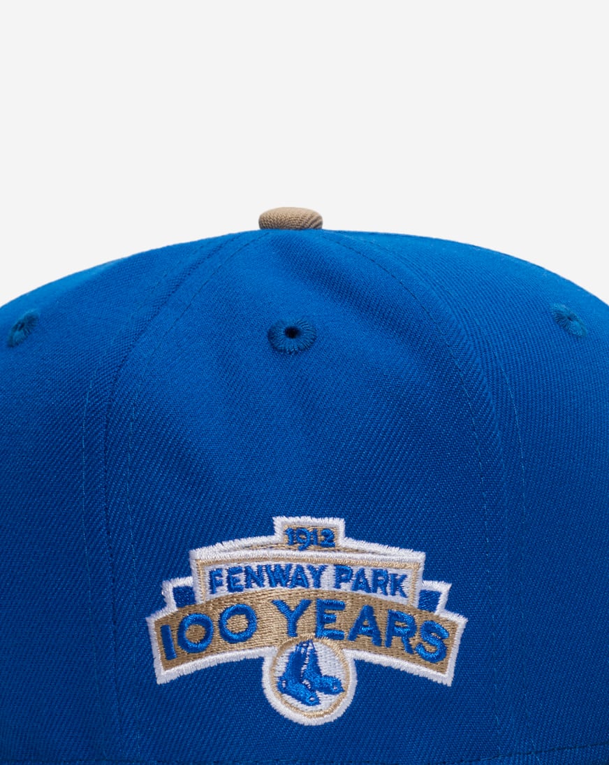 Shop New Era 59Fifty Boston Red Sox Fitted Hat 71029703 blue