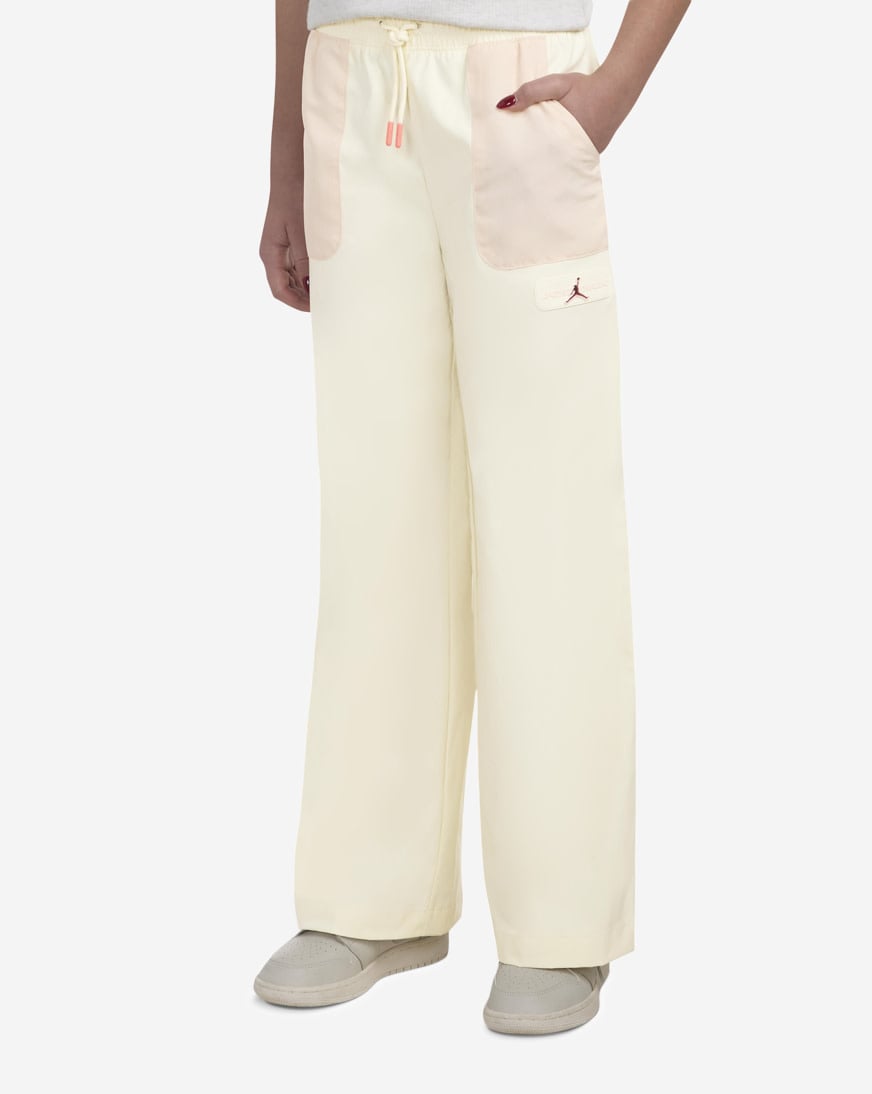 Shop Jordan Big Kids' Crafted Utility Woven Cargo Pants Shop Jordan Big Kids' Crafted Utility Woven Cargo Pants