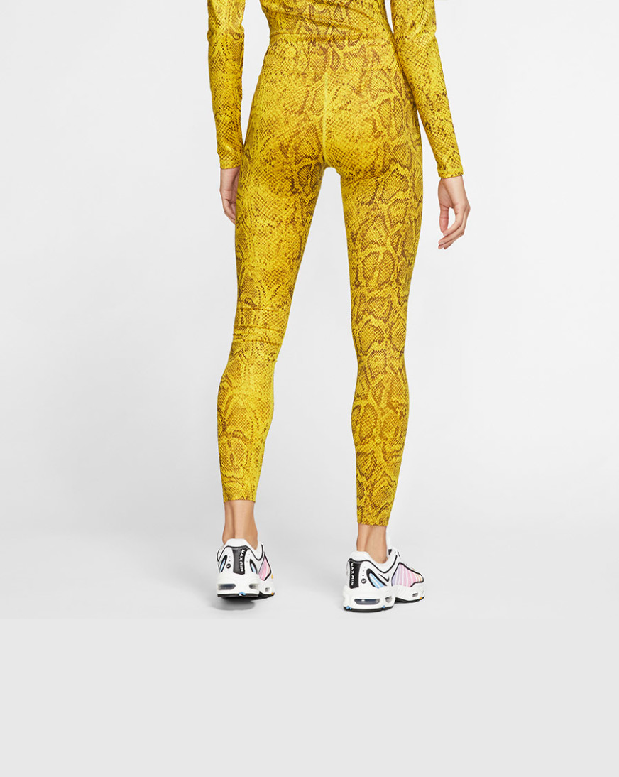 nike python leggings white