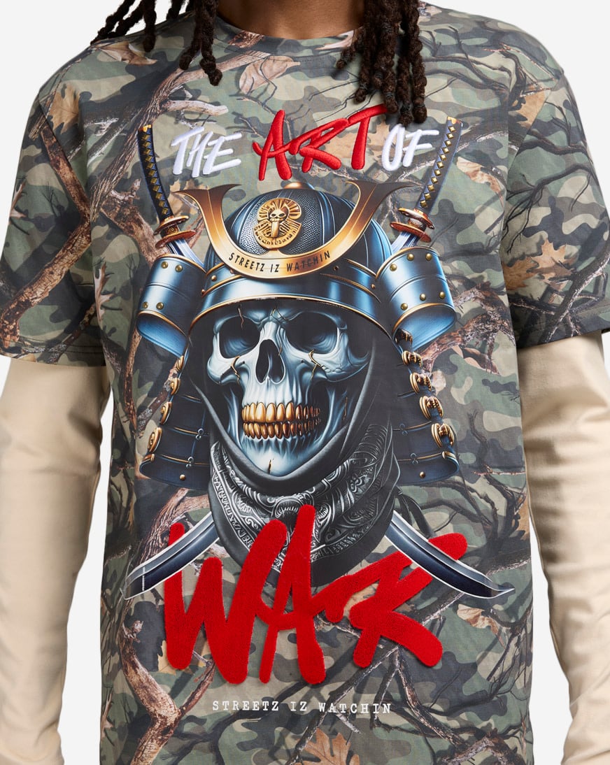 Shop STREETZ IS WATCHIN The Art Of War Tee SW2F5229-CAM camo