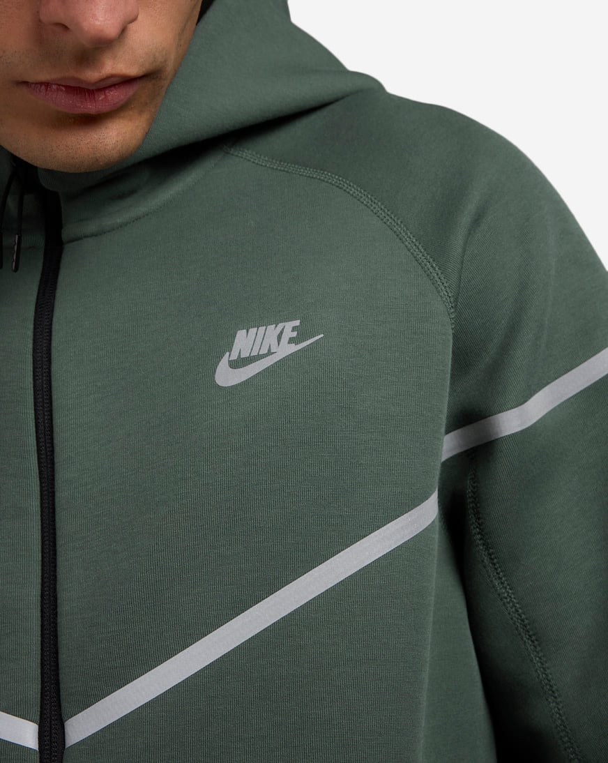 Shop Nike Tech Windrunner Fleece Reflective Full-Zip Jacket