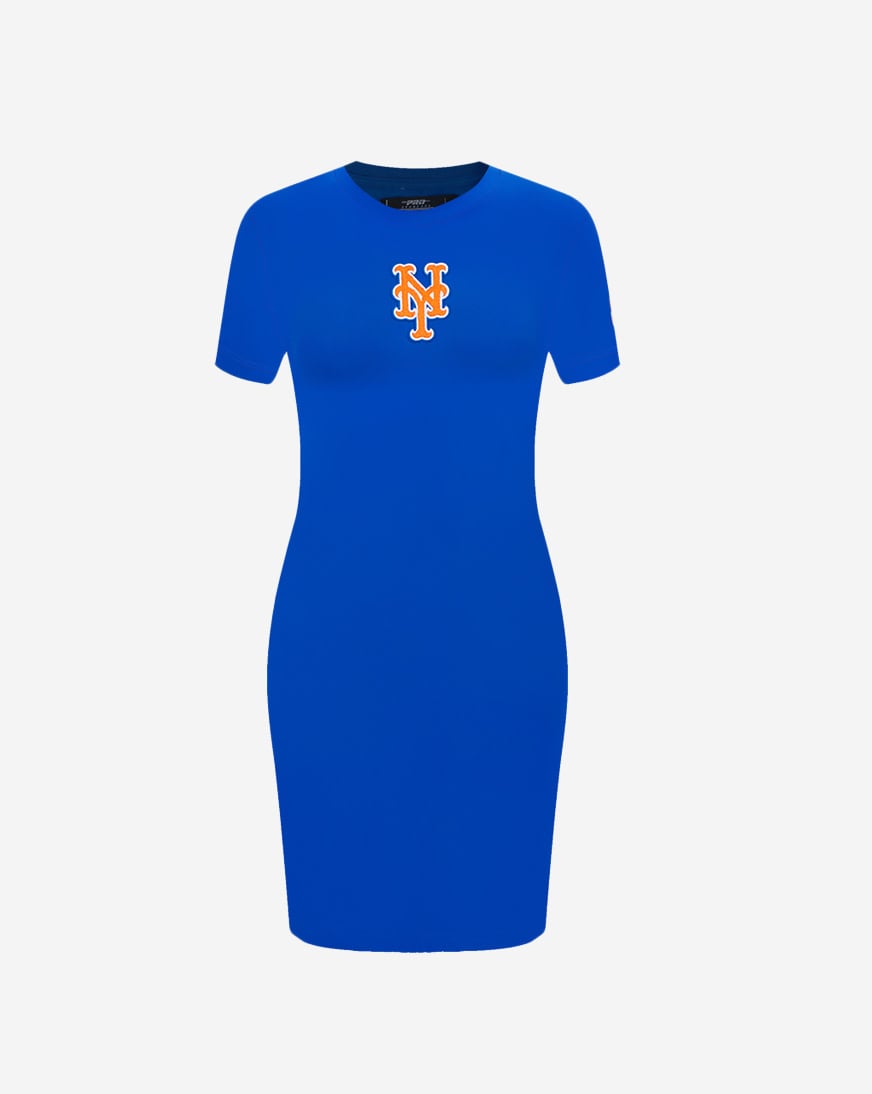mets jersey dress Shop PRO STANDARD New York Classic Body Con LNMB37243-RYB blue feature_Short Sleeves