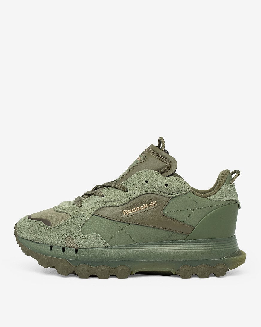 olive green cardi b reebok