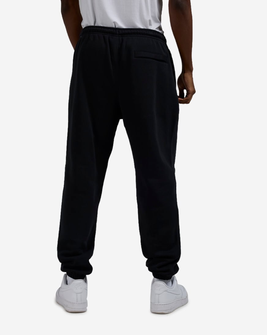 Shop Nike Club Cuffed Brushed Fleece Pants FN3808-010 black
