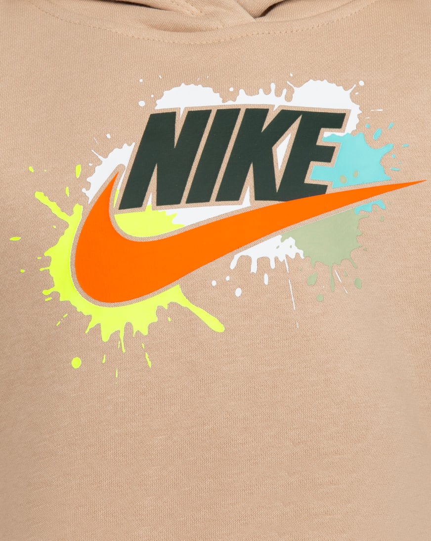 Shop Nike Big Kids' NSW Graphic Fleece Pullover Hoodie