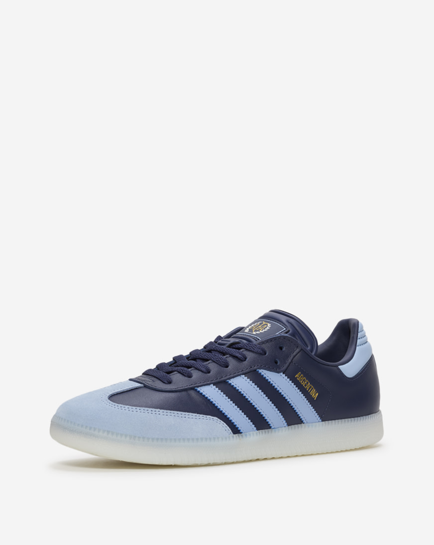ADIDAS ORIGINAL X AFA SAMBA MEN\'S 5.5 NAVY BLUE LEATHER JR6352 Adidas Mens Samba AFA Shoes – Extra Butter main image 3