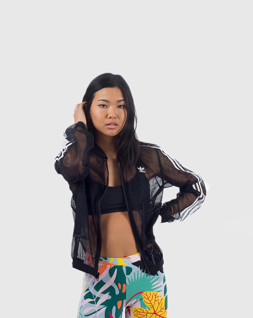 mesh adidas jacket