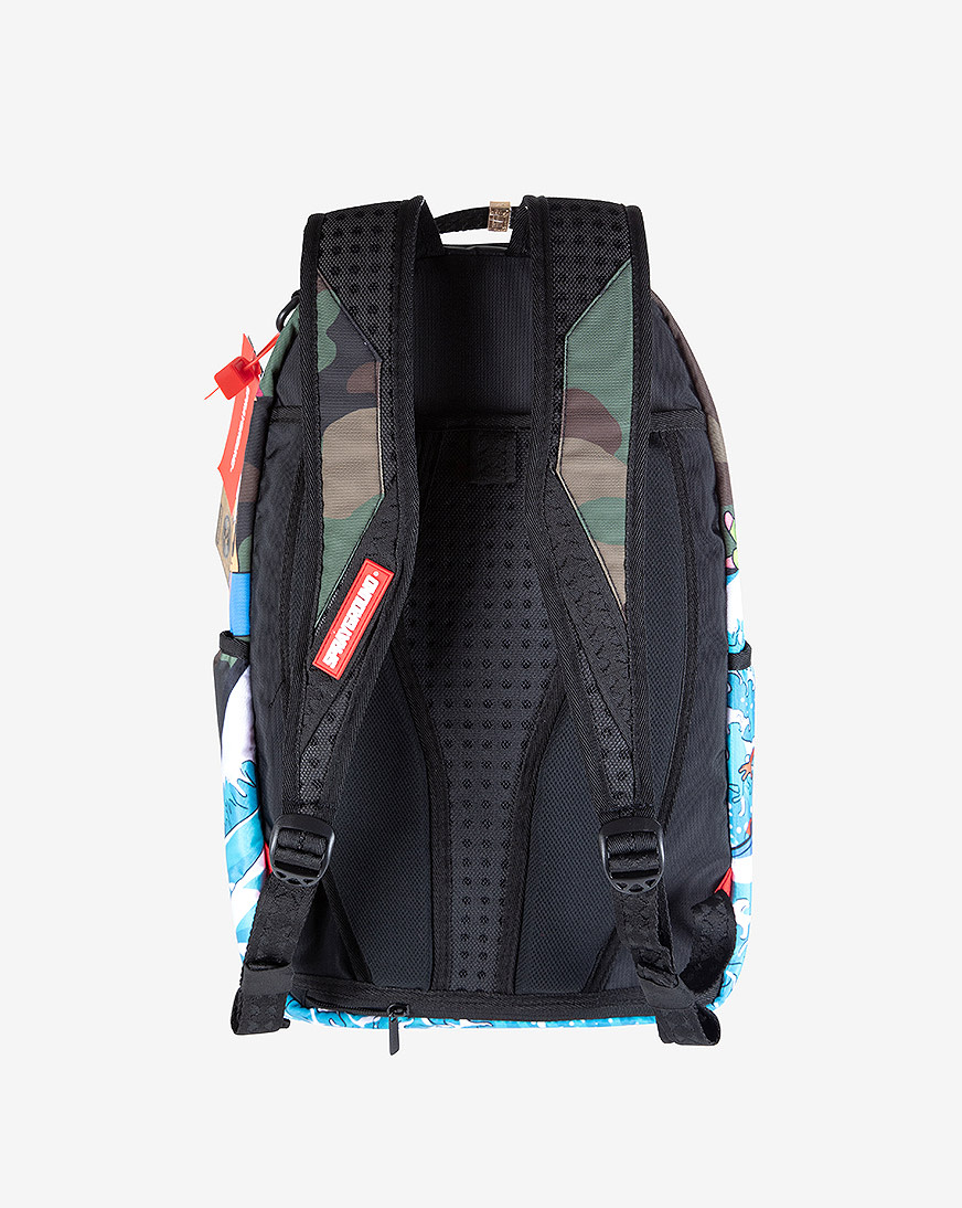 スキルフル　Pop'n Crawler  マットブラックチャートバック Amazon.com | XYMZR Grunge Skulls White Black Backpack