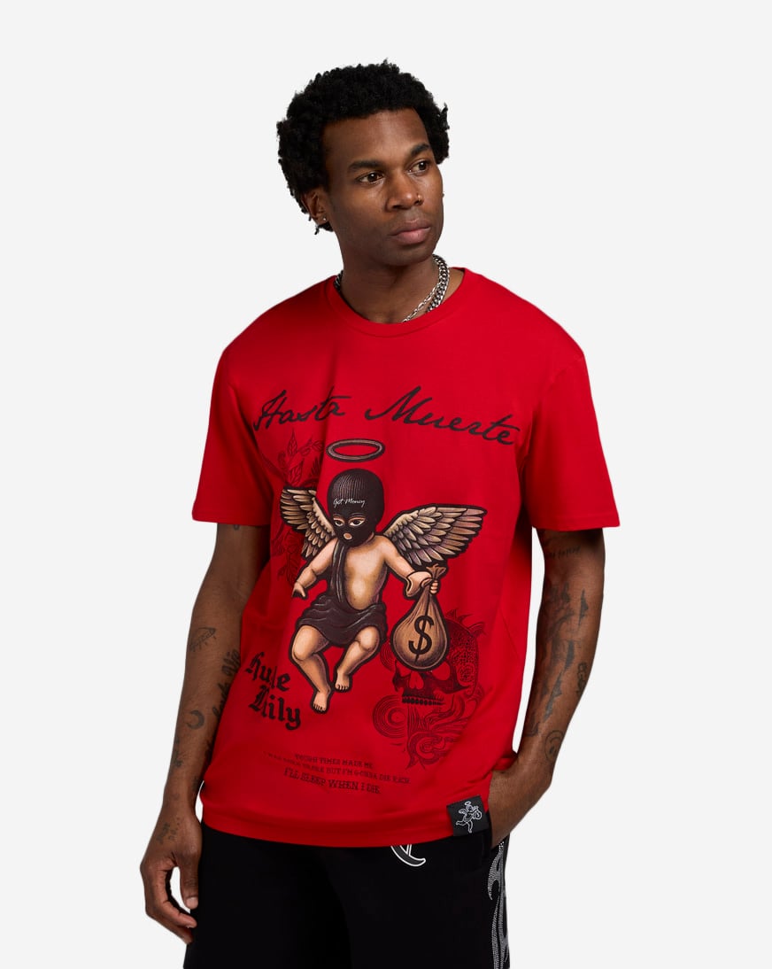 Shop Hasta Muerte HM Shaded Tattoo Tee HMSHADTTOO-RED red | SNIPES USA