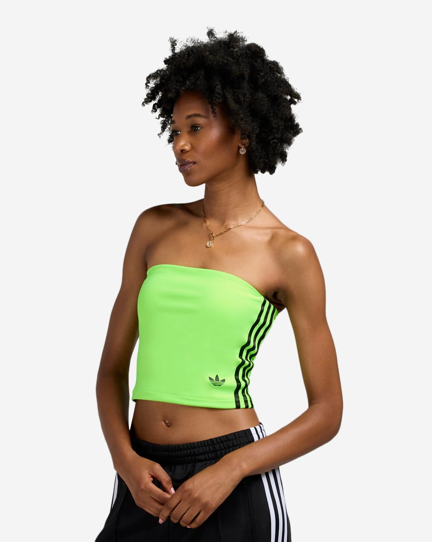 トップス Leinwand Stripe Race Top Shop adidas Adicolor 3-Stripes Tube Top JX7719 green | SNIPES USA