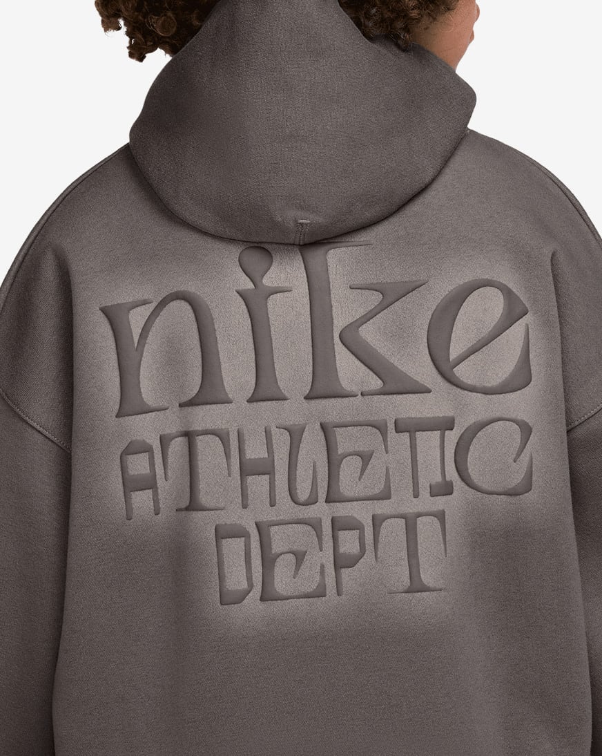 Shop Nike Big Kids' NSW Club Fleece Back Hit Hoodie IO1683-283