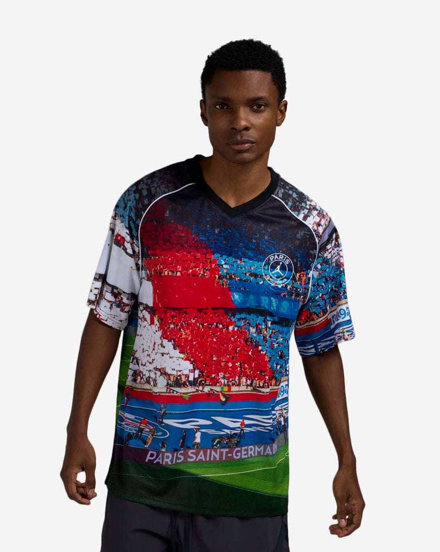 Shop Jordan Paris Saint-Germain Jersey Top HV3419-010 black