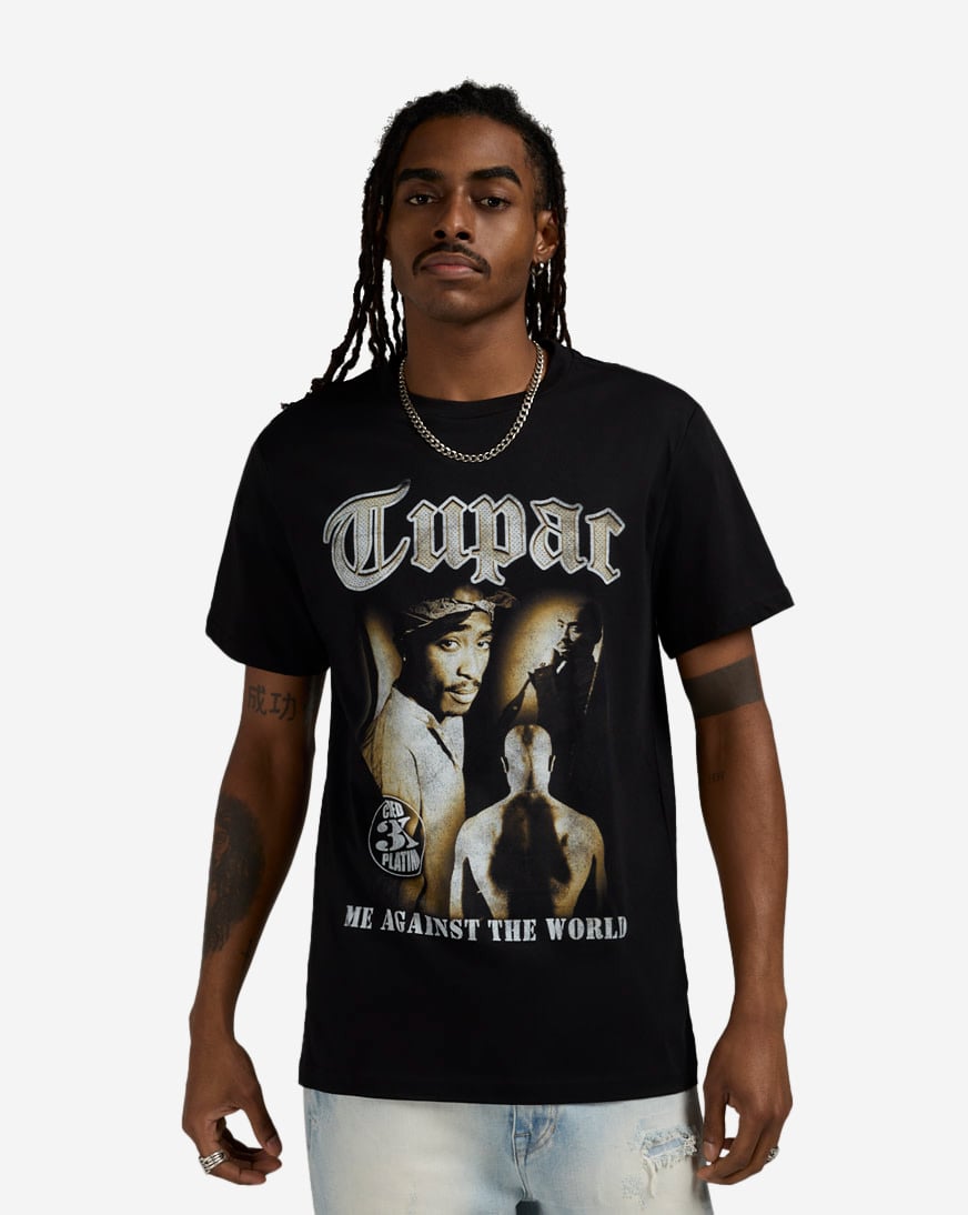 Shop Graphic Tees Tupac All Eyez On Me Tee MT1809-US-00007 black