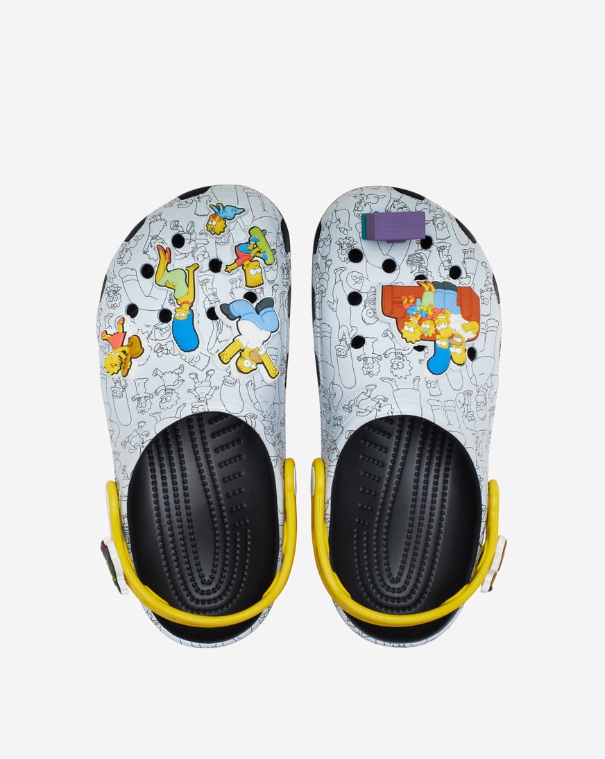 Shop Crocs The Simpsons Family Classic Clog 211106-90H white