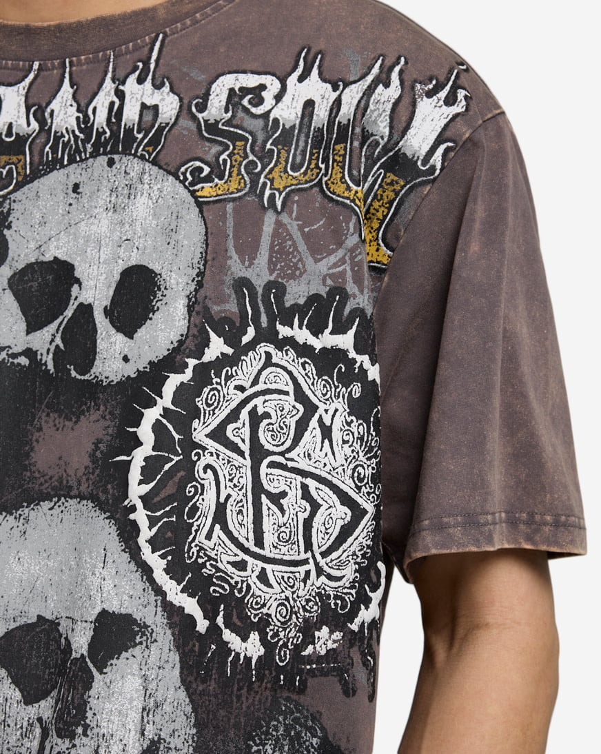 Shop Smoke Rise Dystopia Fashion Tee KT25159SN-PAV purple