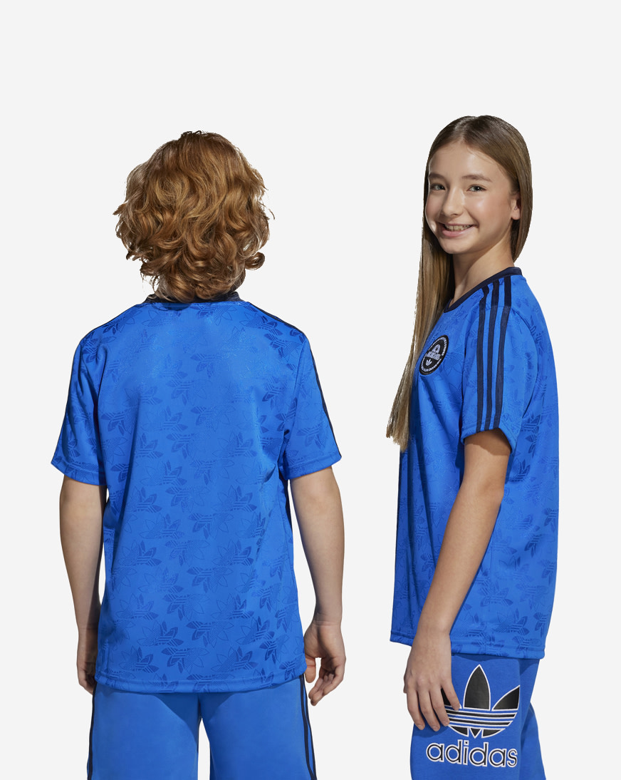 Shop adidas Kids' Football T-Shirt JV7681 blue | SNIPES USA