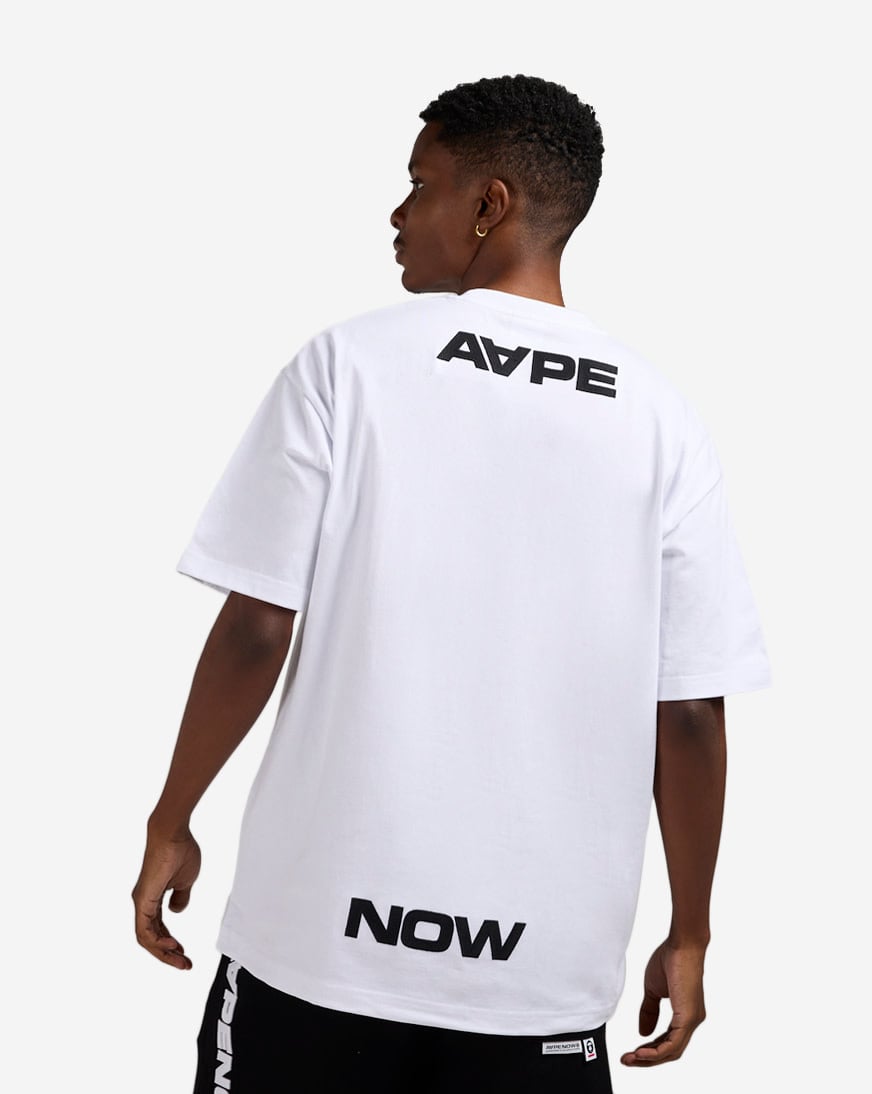 トップス Aape Shop AAPE AAPE Clover Badge Tee AAPTEM1601XXO-WHX white | SNIPES USA