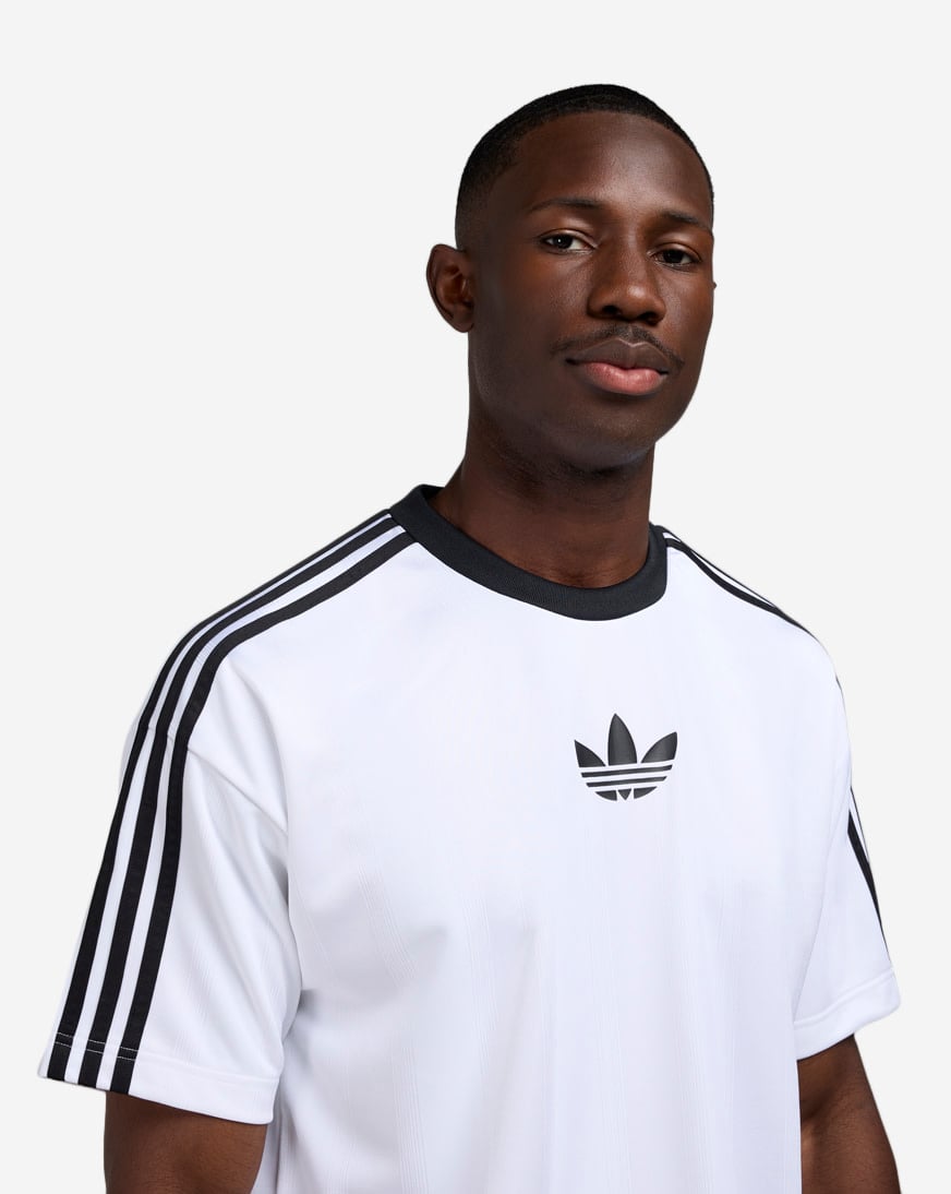 Shop adidas Adicolor Jacquard Jersey JW5877 white | SNIPES USA