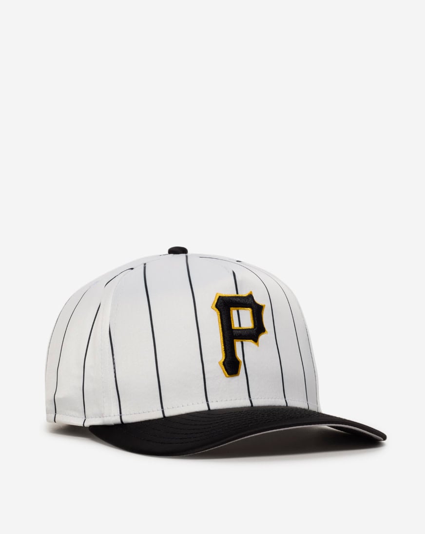 Shop New Era 9Fifty Pittsburgh Pirates Satin Pinstripe Snapback