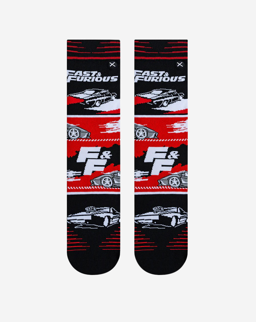 Shop Odd Sox Fast Furious Mash Up Crew Socks (L) 38025MONCD
