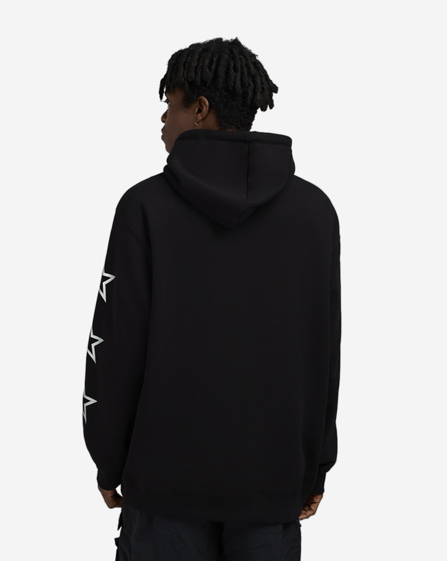 Shop Mitchell Ness NBA Bulls Oversized Hoodie TH8916-CBUBLCK