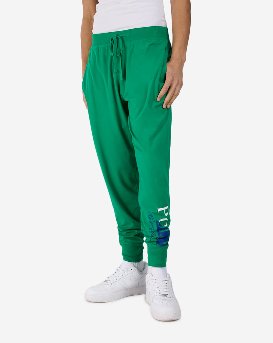 Shop Polo Ralph Lauren Logo Joggers PF23FR-AW1T green