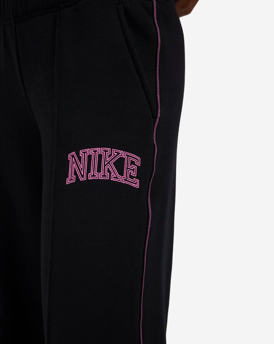 Shop Nike NSW Phoenix Fleece Wide-Leg Contrast Sweatpants IM7492