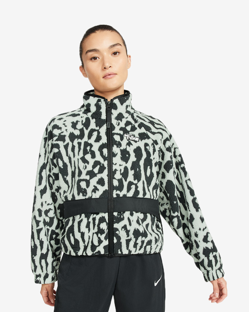 dark grey sherpa jacket