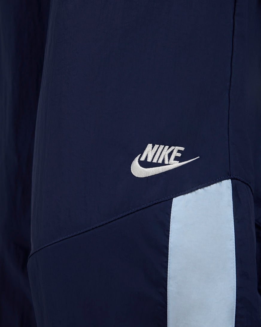 Shop Nike NSW Wide-Leg Woven Pants IH8508-410 blue | SNIPES USA