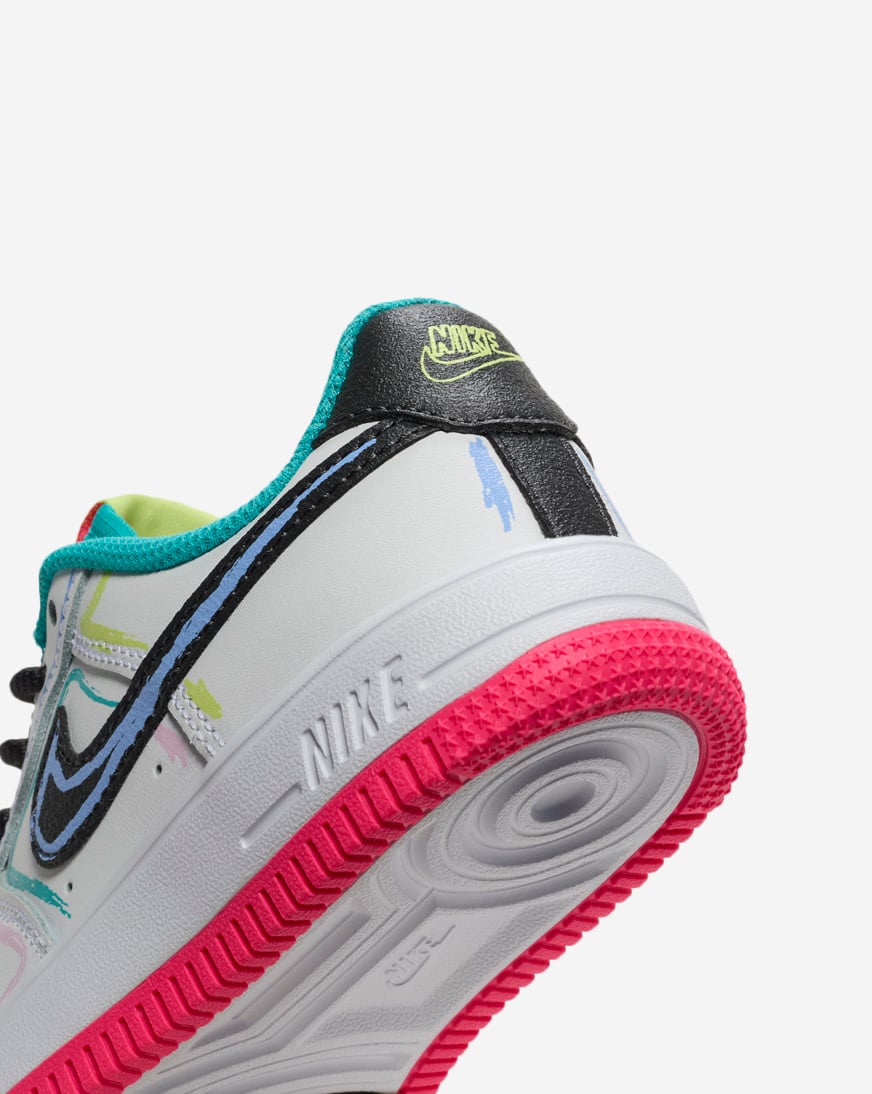 Shop Nike Little Kids' Force 1 Low IR1821-100 white | SNIPES USA
