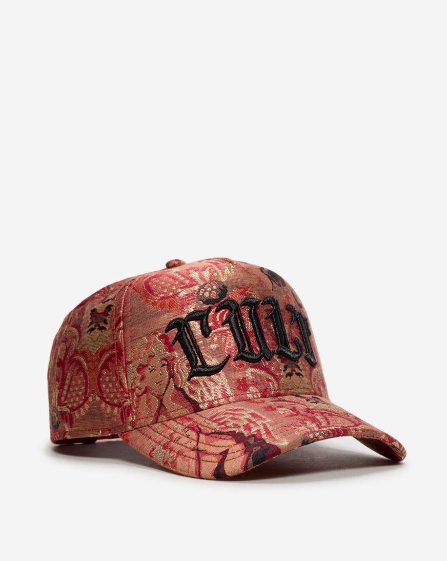Shop Cult of Individuality Tapestry Print 5 Panel Trucker Hat