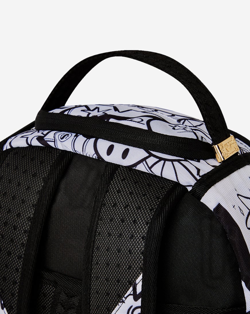 Shop Sprayground Accidental Doodle Backpack B6335 multi