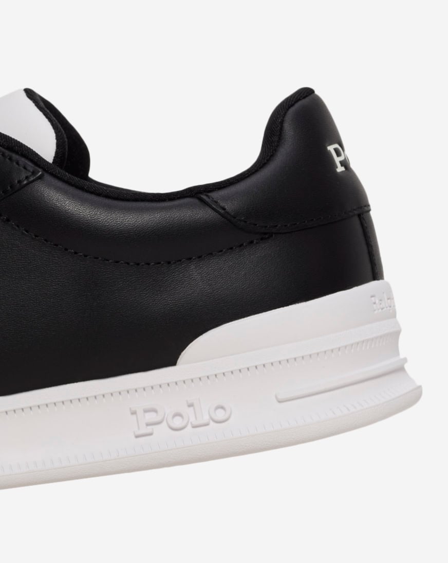 Shop Polo Ralph Lauren Leather Heritage Court 809944784004 black