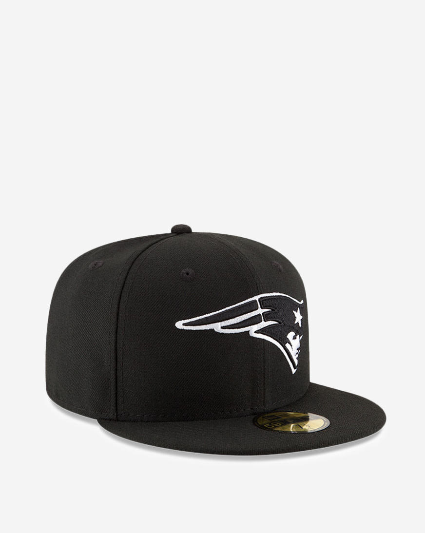 Shop New Era 59Fifty New England Patriots Fitted Hat 11352444 black