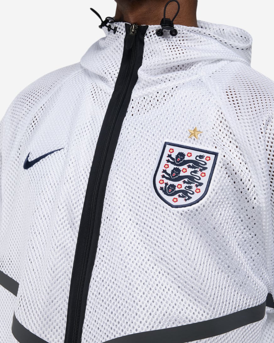 Shop Nike England Dri-FIT Soccer Anthem Jacket IH1761-100 white