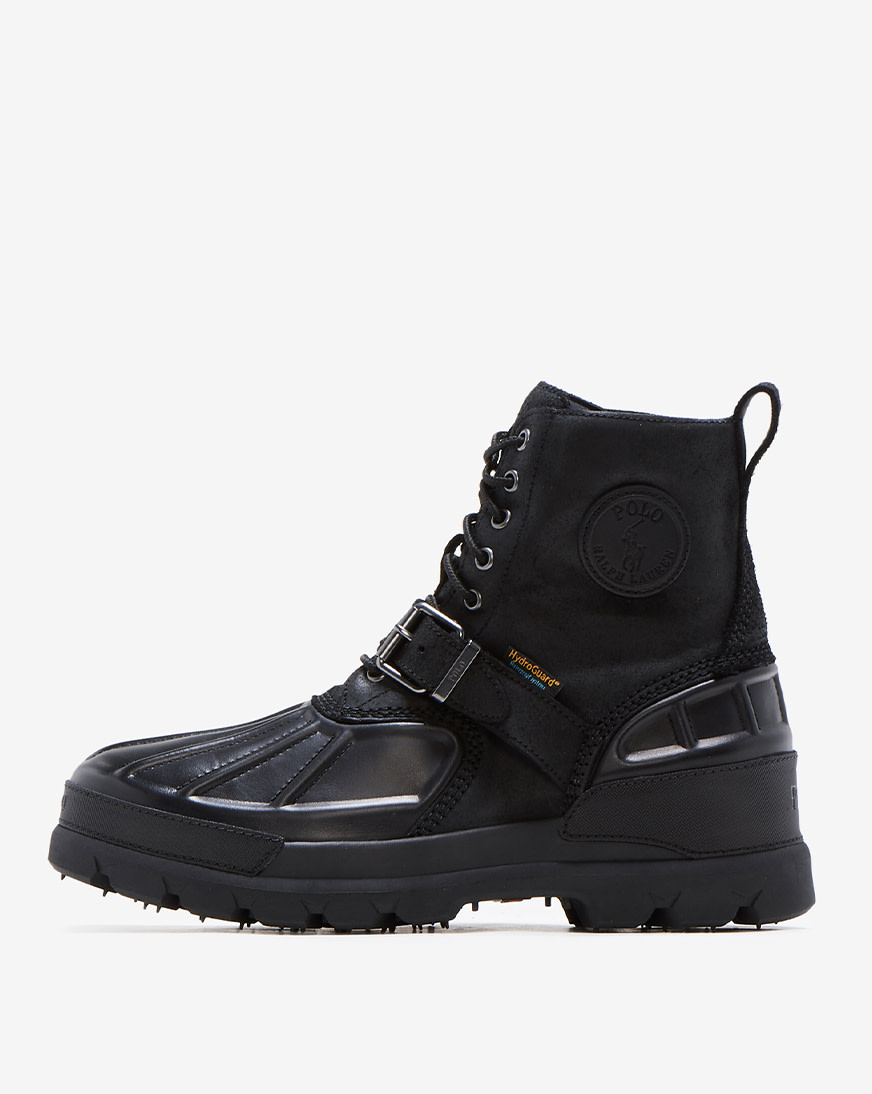 black polo boots