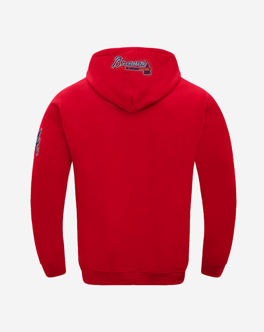 Shop PRO STANDARD Atlanta Braves Old English Pullover Hoodie
