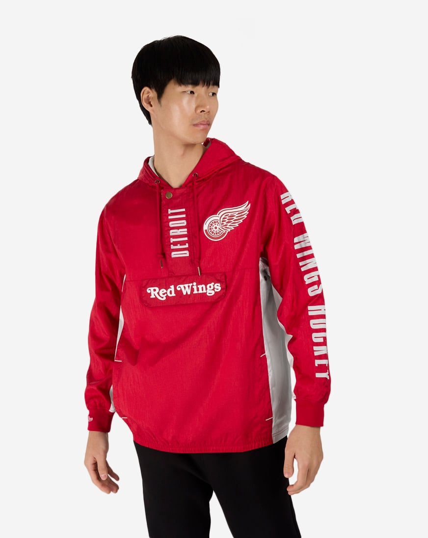 Pro Player Detroit Red Wings ジャケット GD/L NHL DETROIT RED WINGS RETRO CLASSIC MEN'S RIB WOOL VARSITY