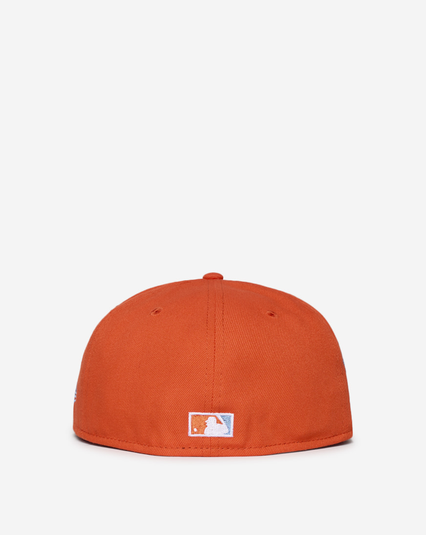 Shop New Era 59Fifty Cincinnati Red Fitted Hat 71011939 orange