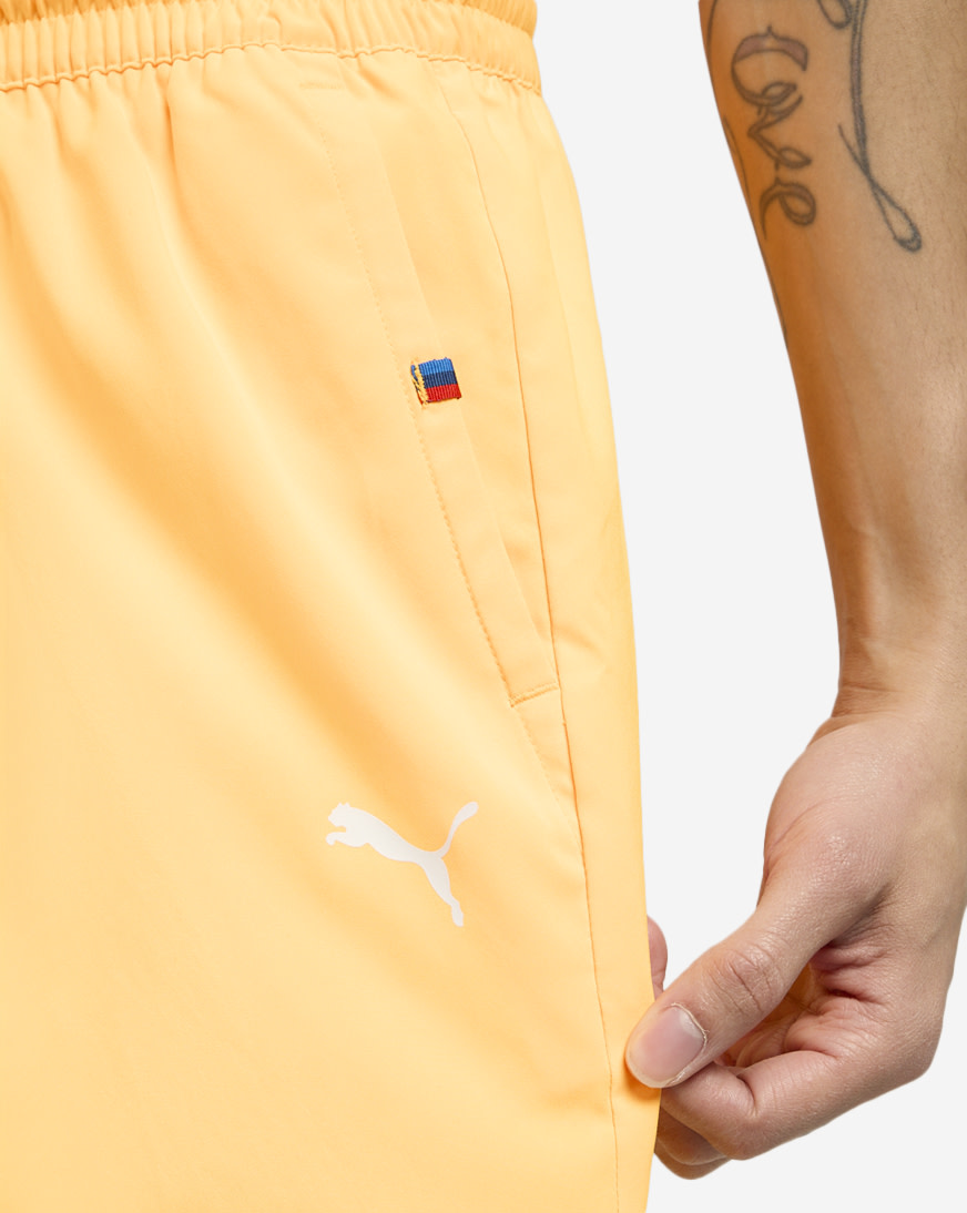 Shop PUMA BMW Motorsport Essential Woven Shorts 62517306 yellow ジェラピケ2024 gelatopique 福袋B ハッピーボックス福袋