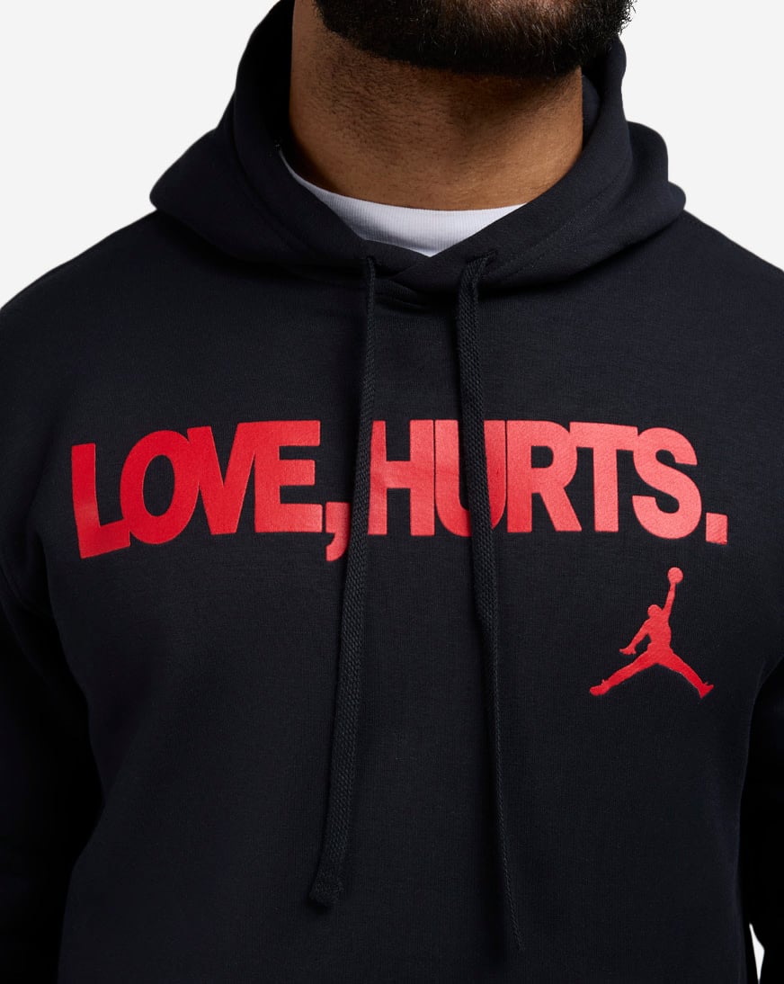 ☆ NIKE x Jalen Hurts Jordan hoodie コラボパーカー ☆ Nike Jordan Jalen Hurts Love Hurts Hoodie Black Men's - SS25