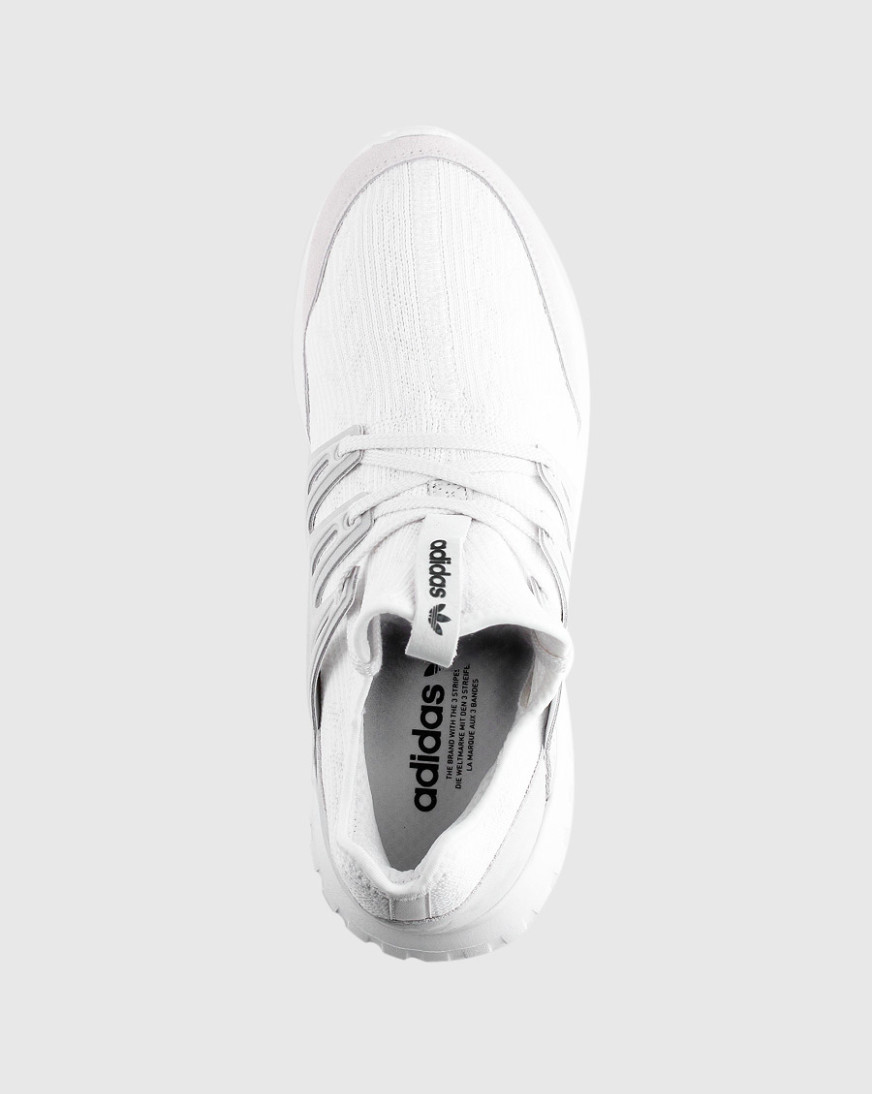 Shop adidas Tubular Radial Primeknit Pack S76714 white  display picture 3