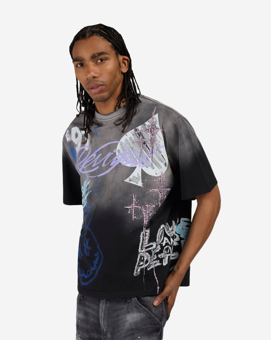 Shop Smoke Rise Smiley Tee KT26S425SN-BLK black | SNIPES USA