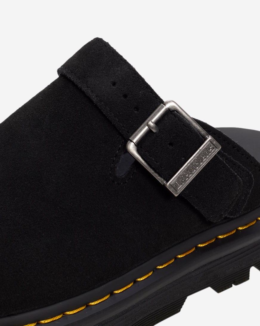 Shop Dr. Martens Zebzag Suede Slingback Platform Mules